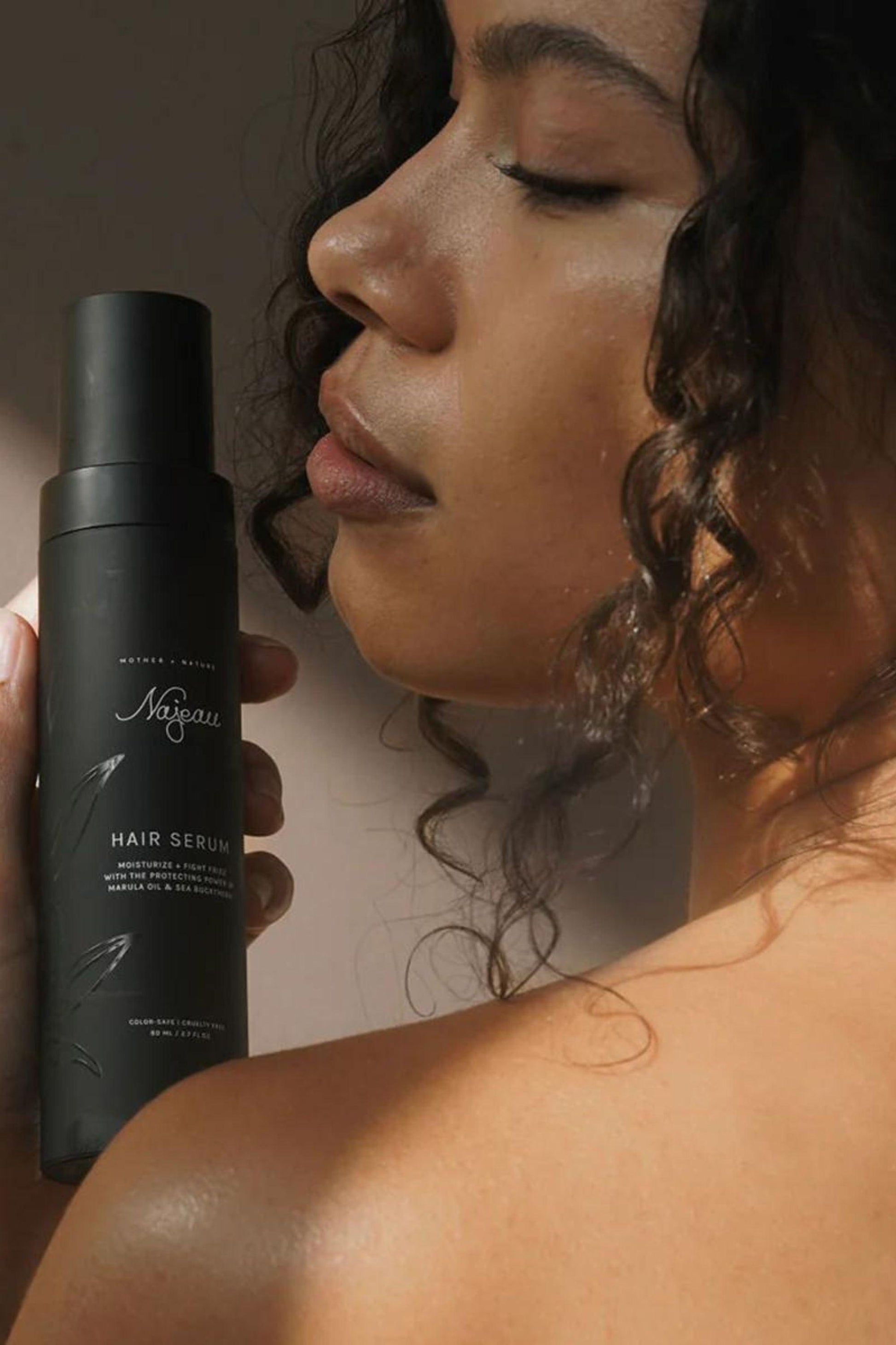 hair smoothing serum for wavy hair