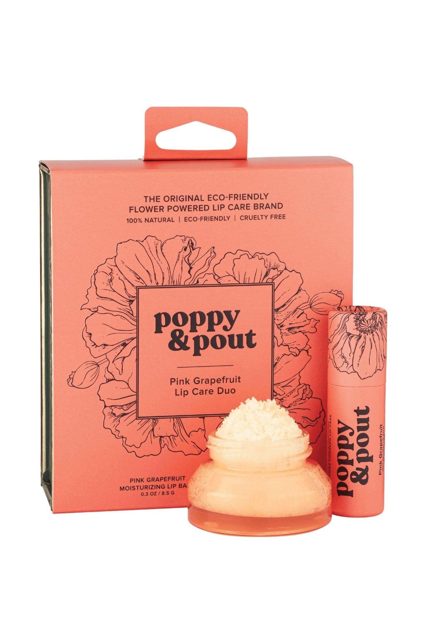 poppy and pout lip balm set