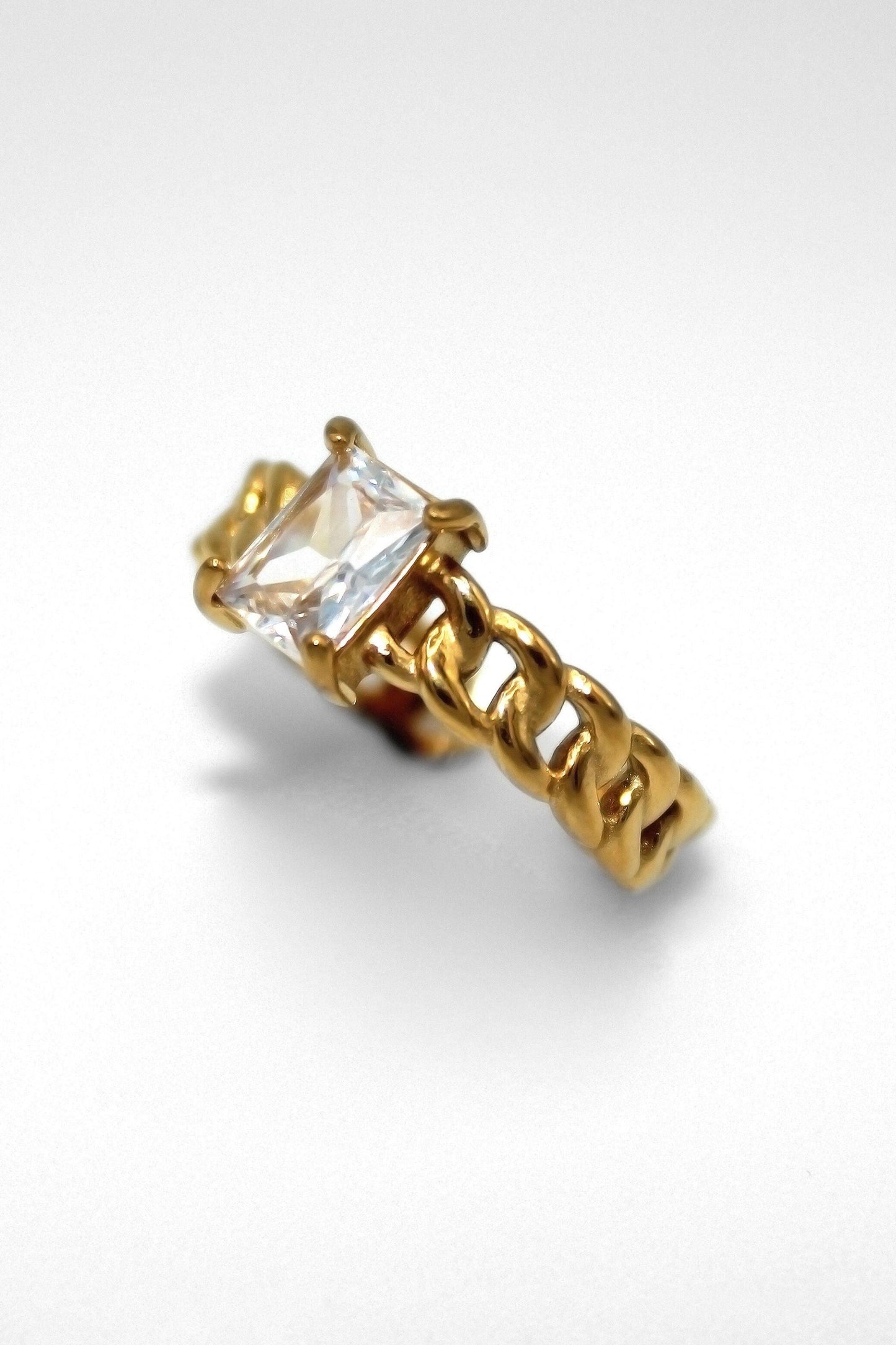 gold adjustable ring