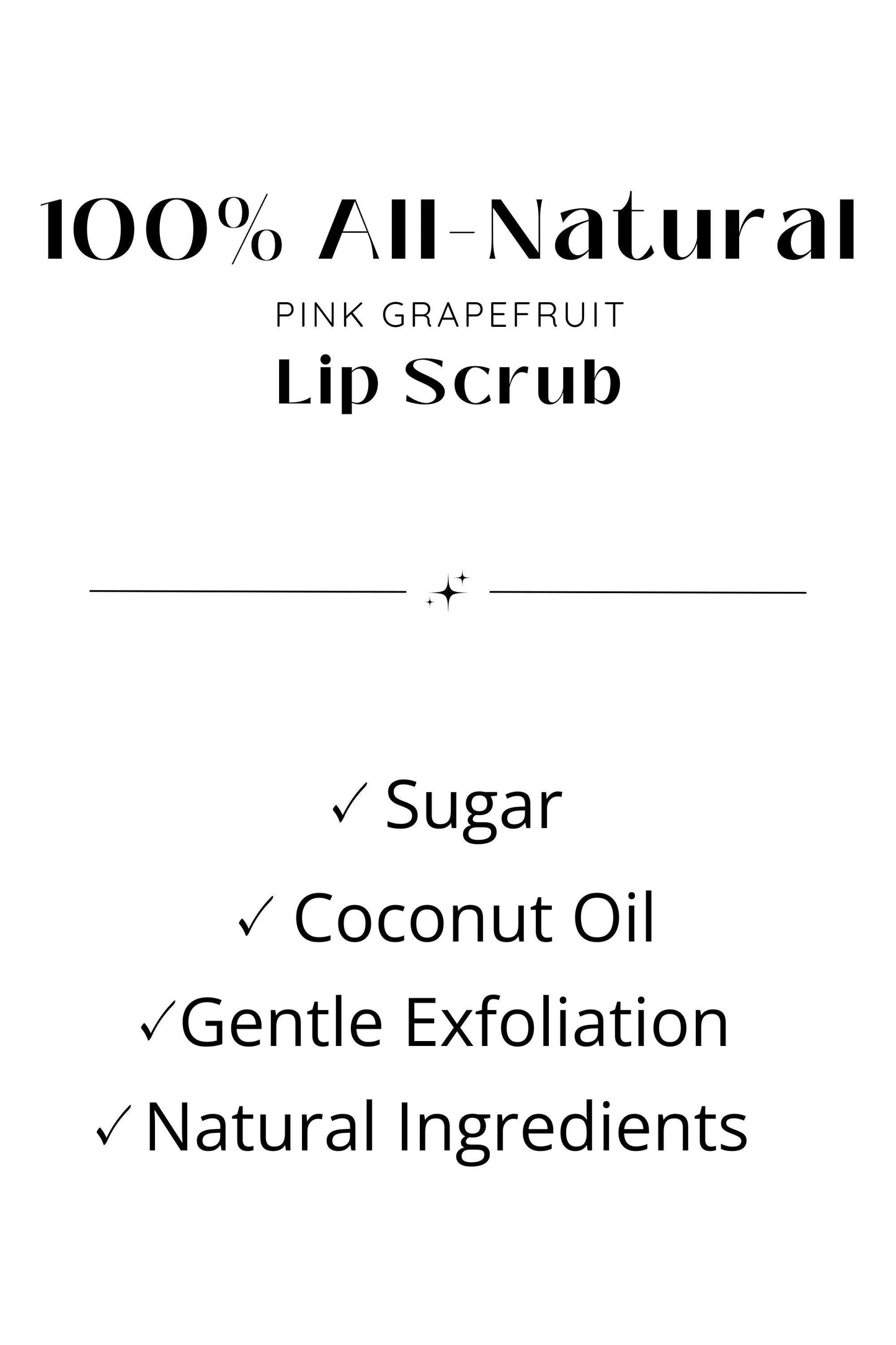 pink grapefruit lip scrub product details