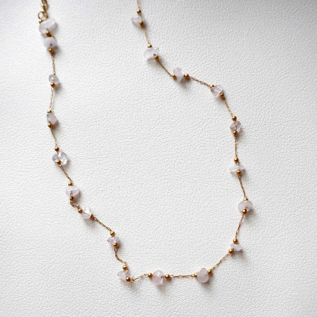 Sophie | Gold Beaded Necklace