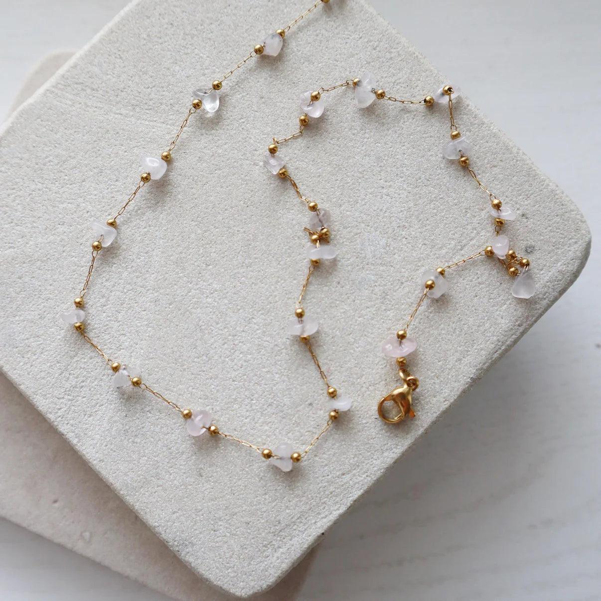 Sophie | Gold Beaded Necklace